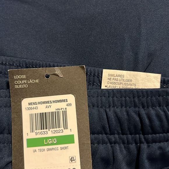 UNDER ARMOUR • Men’s Blue UA Tech Graphic Shorts - Picture 7 of 7